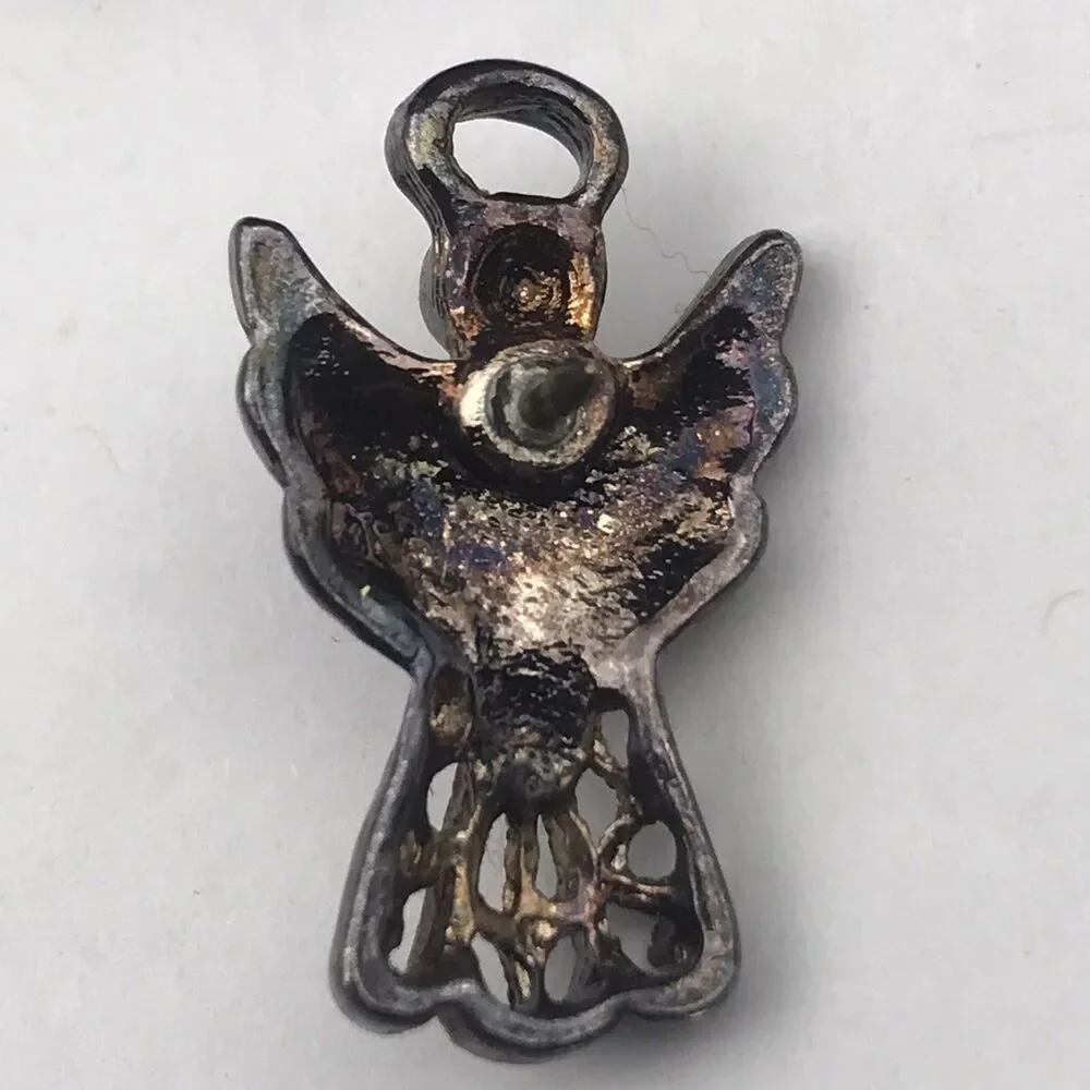 Angel Pin Brooch Vintage Small Christian